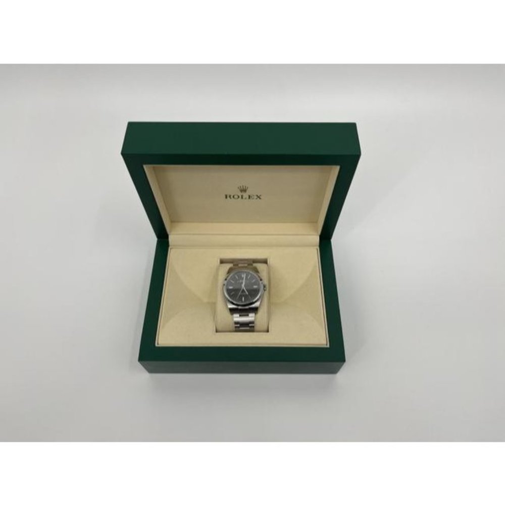 Rolex Silver Oyster Perpetual - Picture 8 of 11